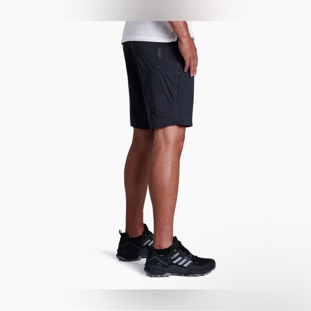 KUHL Renegade Shorts Khaki Black Size 30 Waist Men's Nylon Blend 8" Inseam